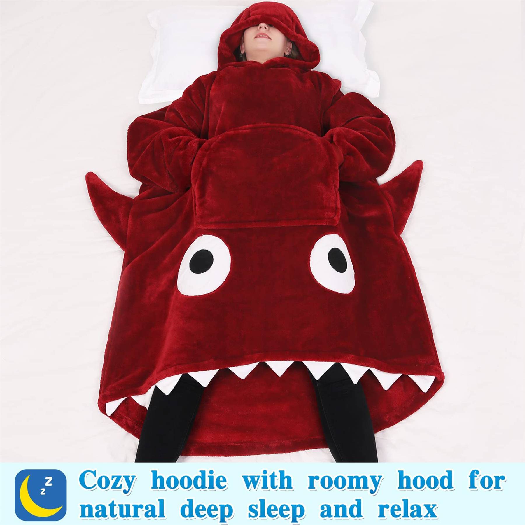 Fleece Wearable adult giant hoodie comfort kawaii stuff 1