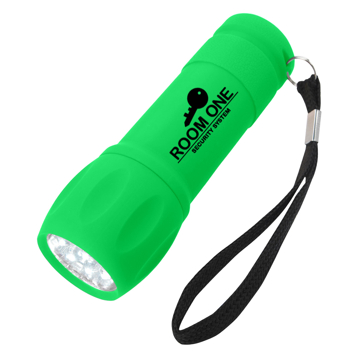 Rubberized Torch Light With Strap 4