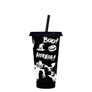 Glow In The Dark 710ml Halloween Plastic Luminous Color Changing Cup 11