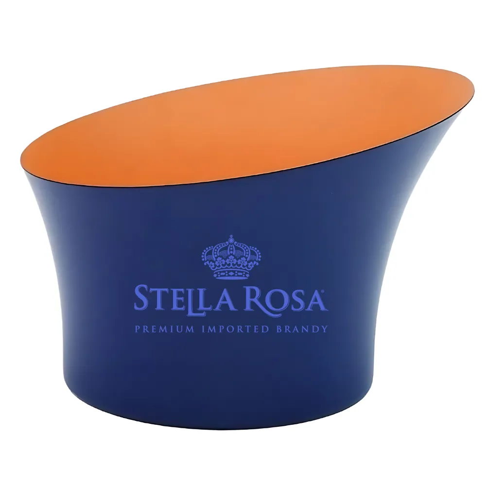 8L Stainless Steel Color Block Ice Bucket 3