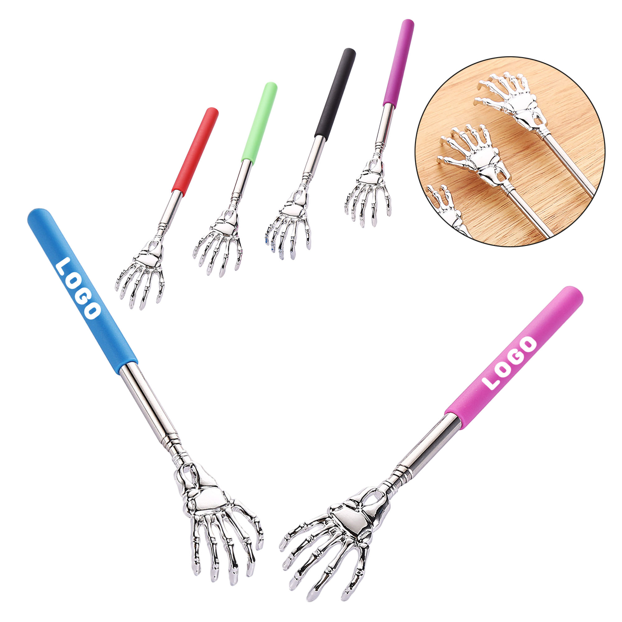 Portable And Stainless Retractable Claw Retractable Back Scratcher 2