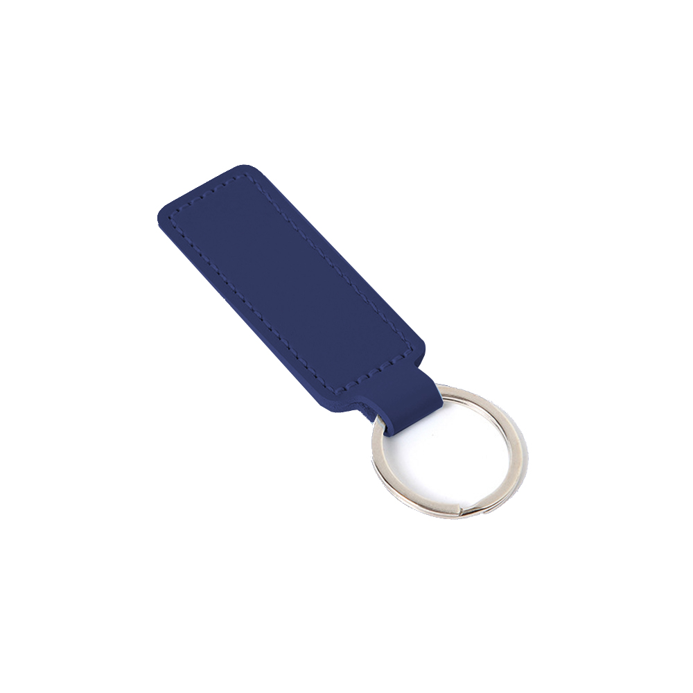 Rectangular PU leather key chain 5