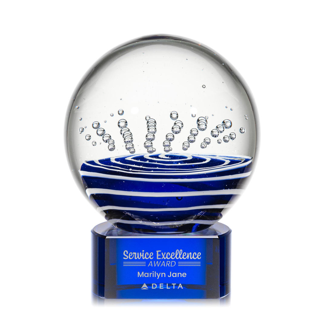 Tranquility Award on Paragon Base - Blue 14