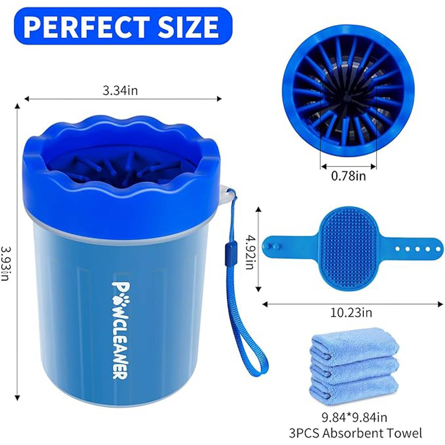 Portable Silicone Pet Paw Washer for Outdoor Cleaning 3