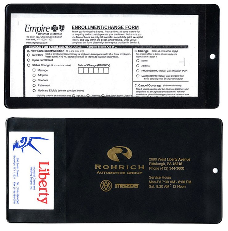 XL Policy Holder w/ Extra Pocket (opens on short side) 4