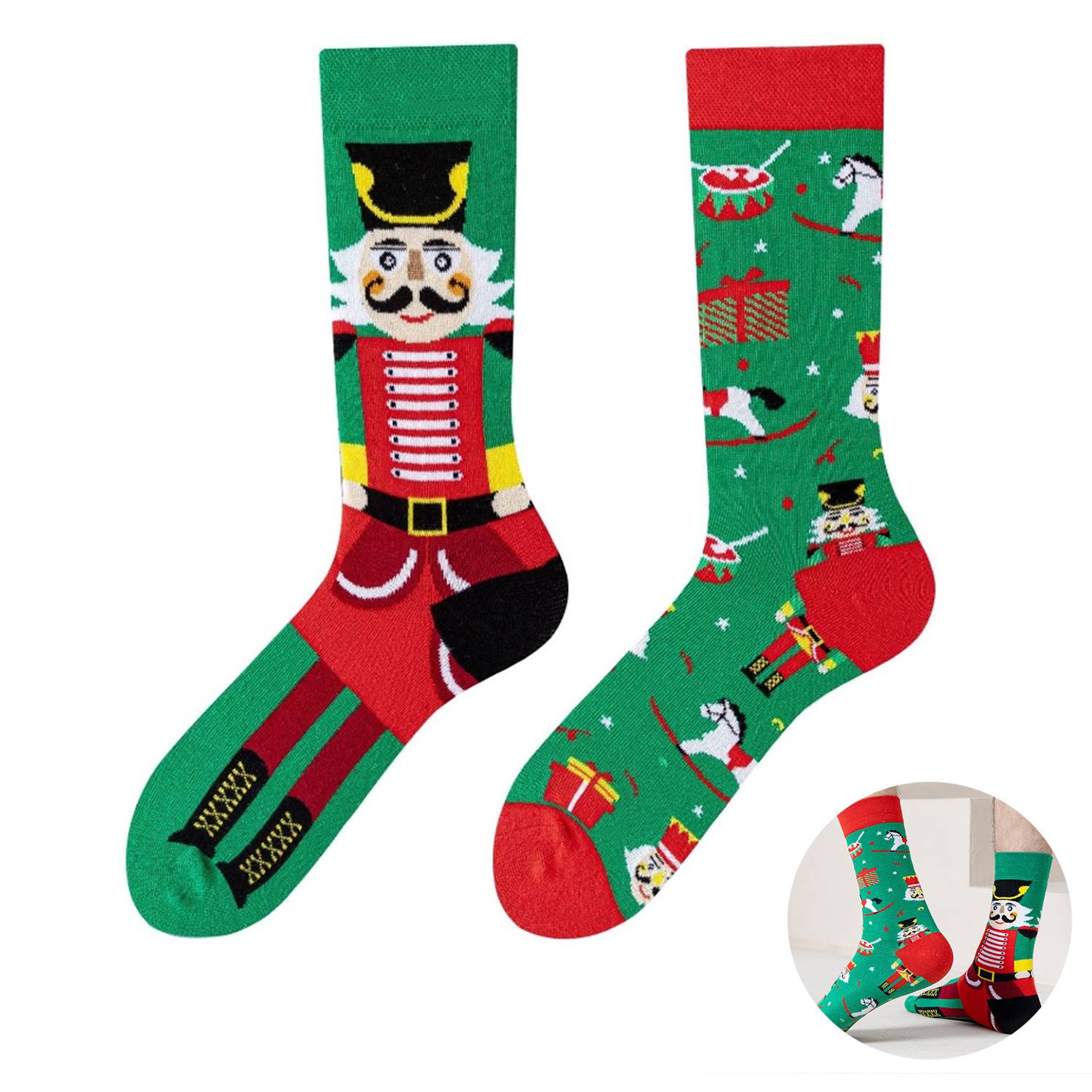 Christmas Creative Jacquard Cotton Socks 5