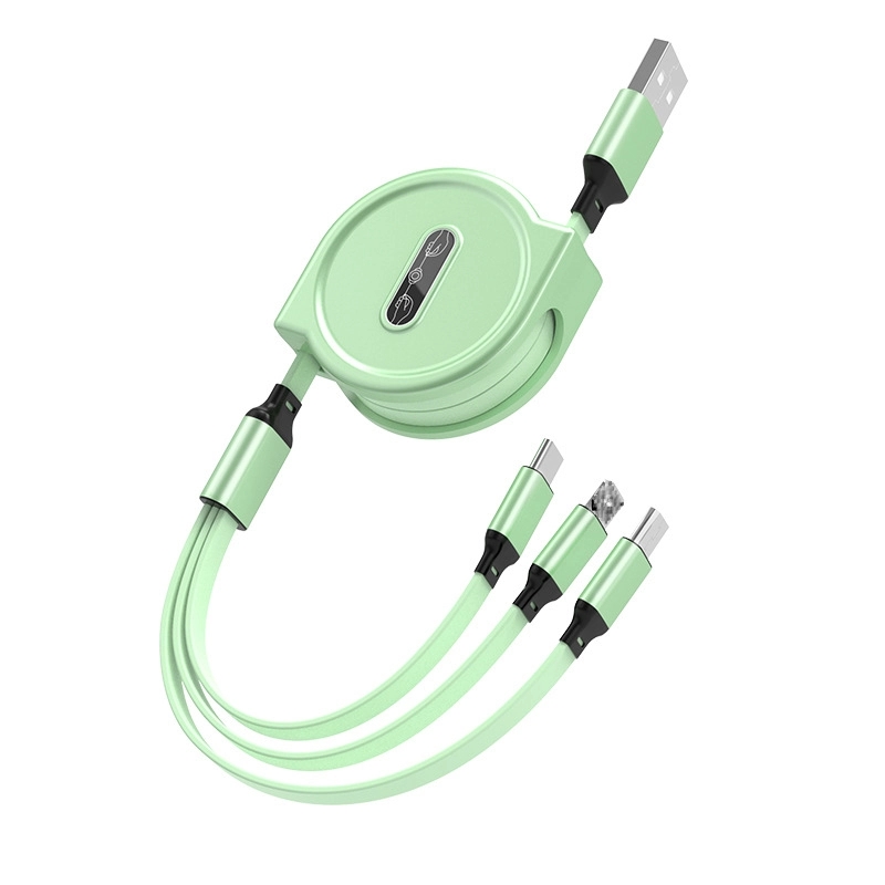 3-In-1 Retractable Multi-Head Charging Cable 3