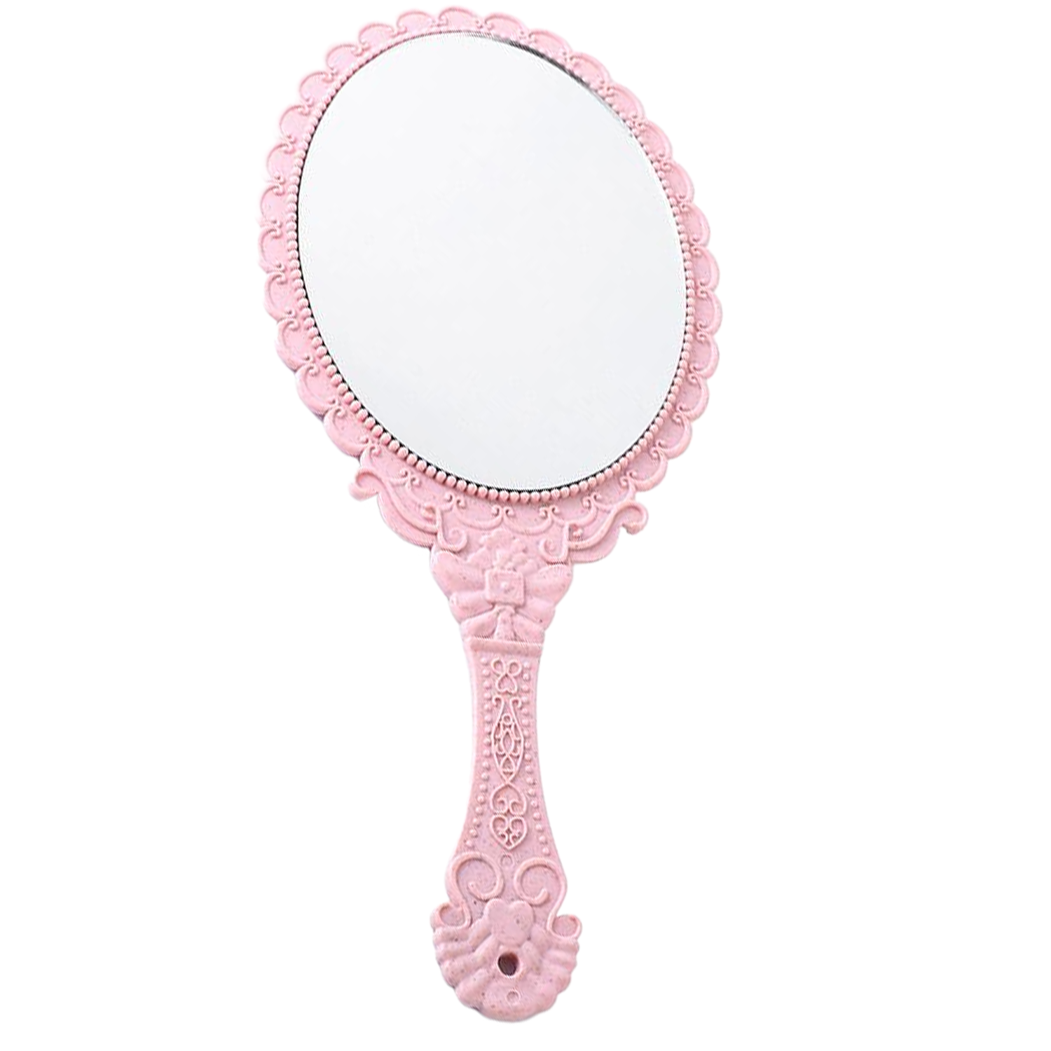 Vintage Oval Handheld Makeup Mirror 7