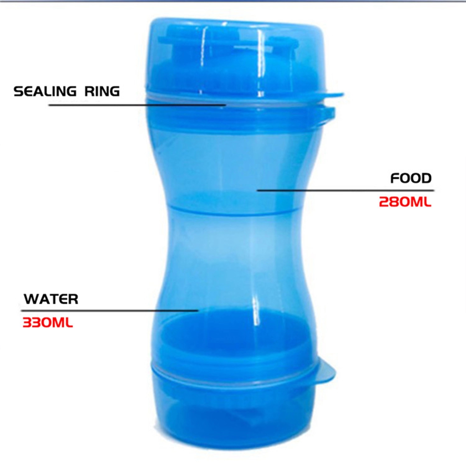 Pet Dog Water Bottle Food Container 4