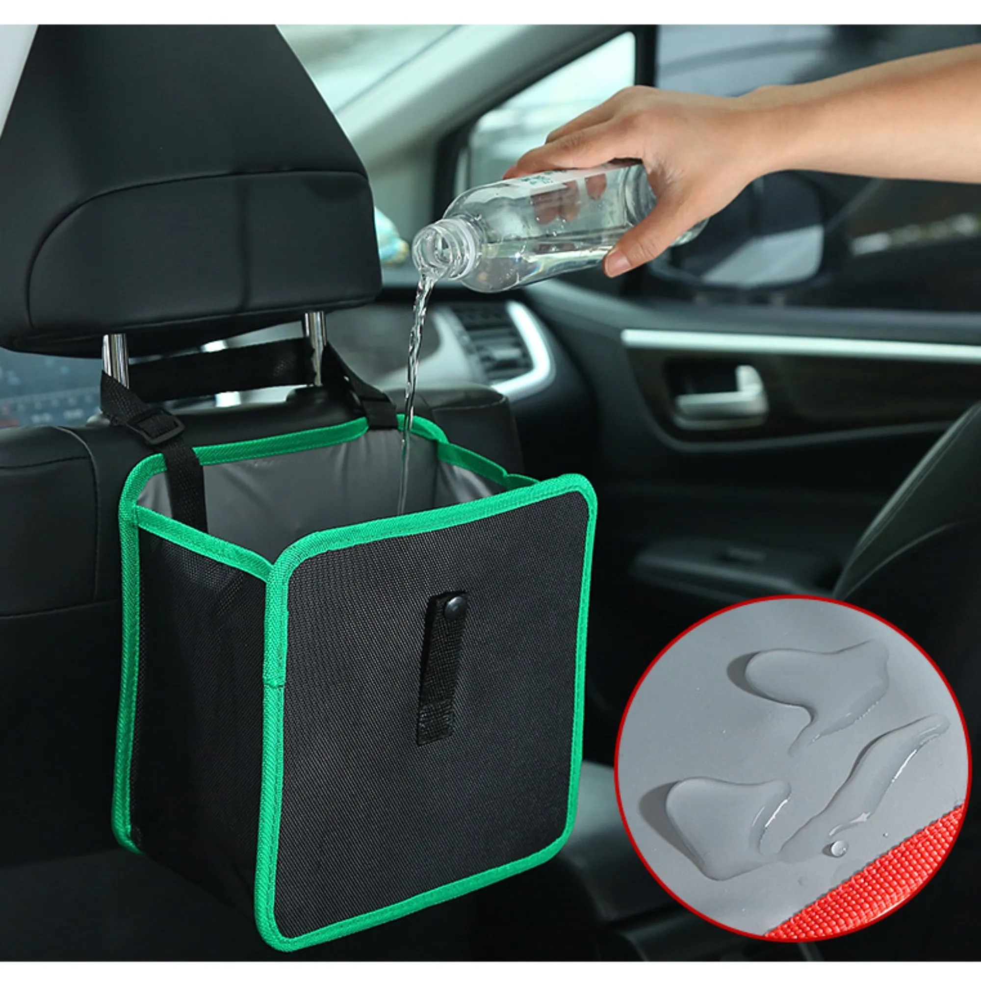 Square Waterproof Car Seat Back Hanging Bag 6