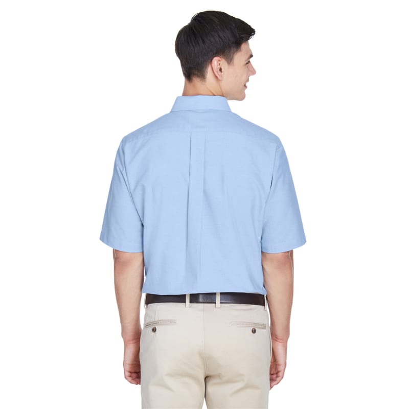 UltraClub Men's Classic Wrinkle-Resistant Short-Sleeve Oxford 14