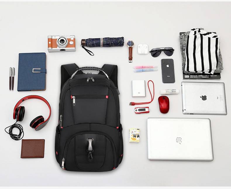 Business Work Backpack With USB Charging Port 12
