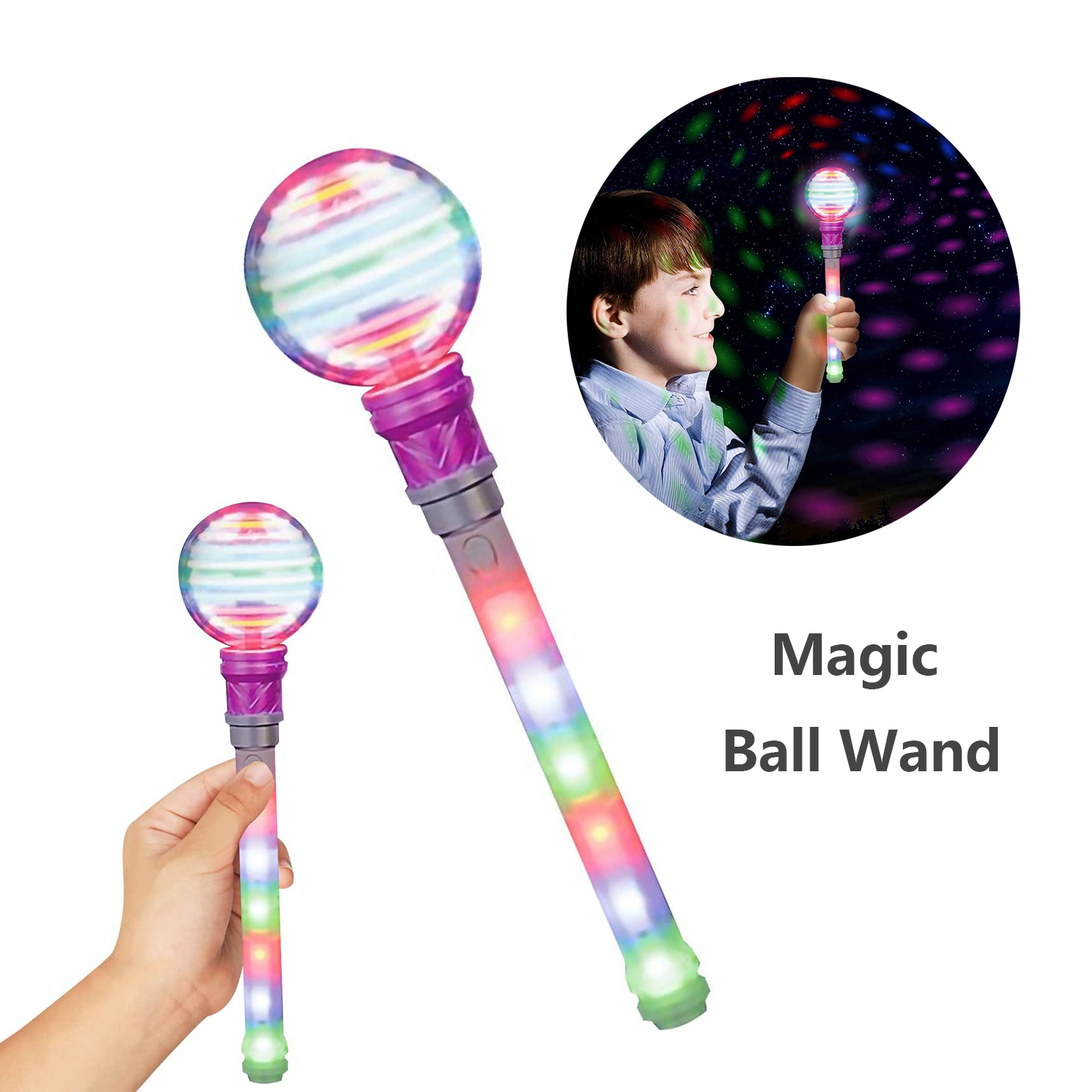 ArtCreativity Spinning Magic Ball Wand 2