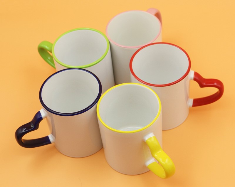 12 oz Ceramic Mug with Tray 2