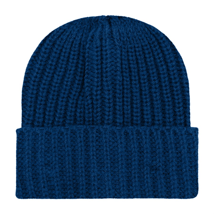 Chunky Ribbed Cuffed Beanie with Custom Logo - 100% Acrylic 22