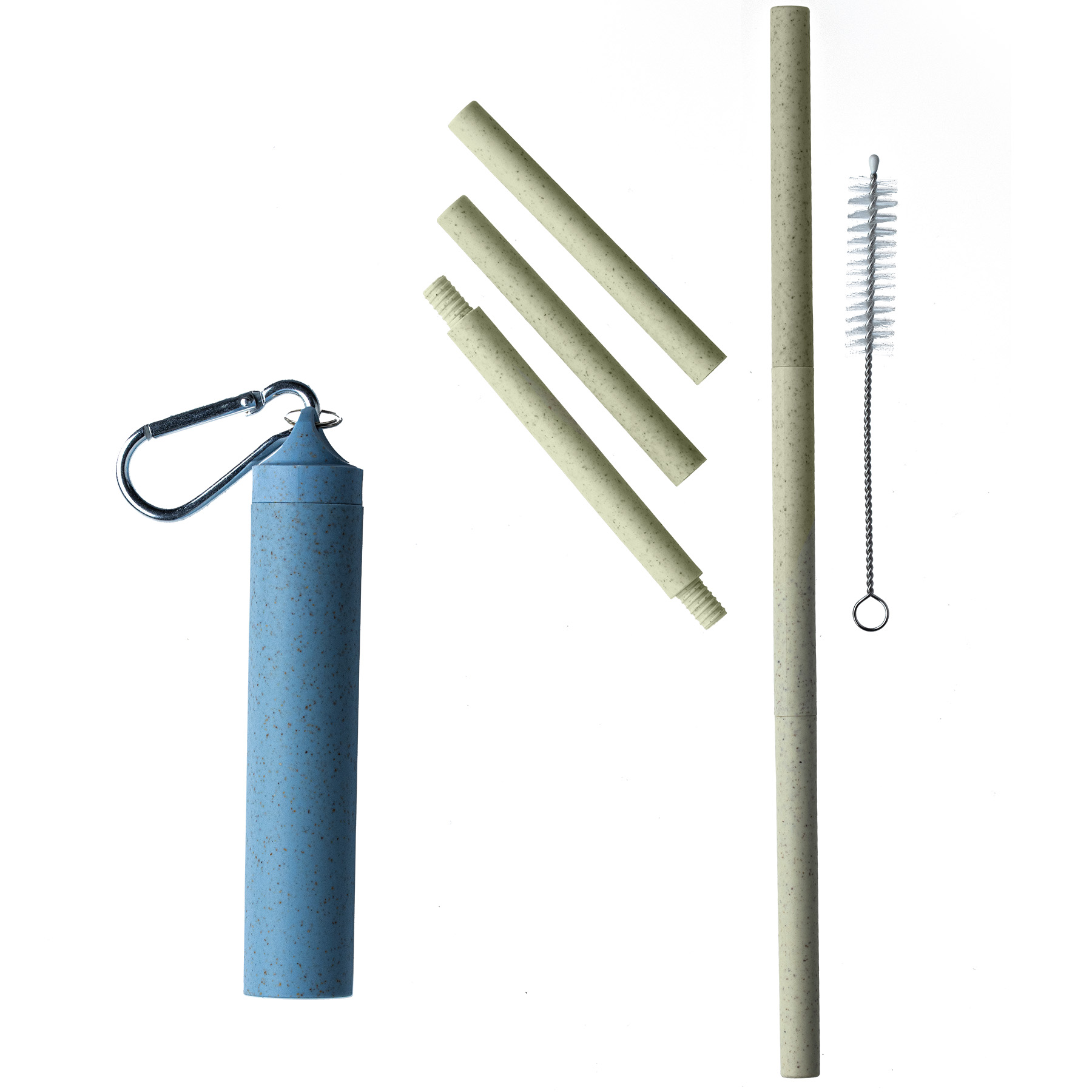 Wheat Straw Keychain Set 6