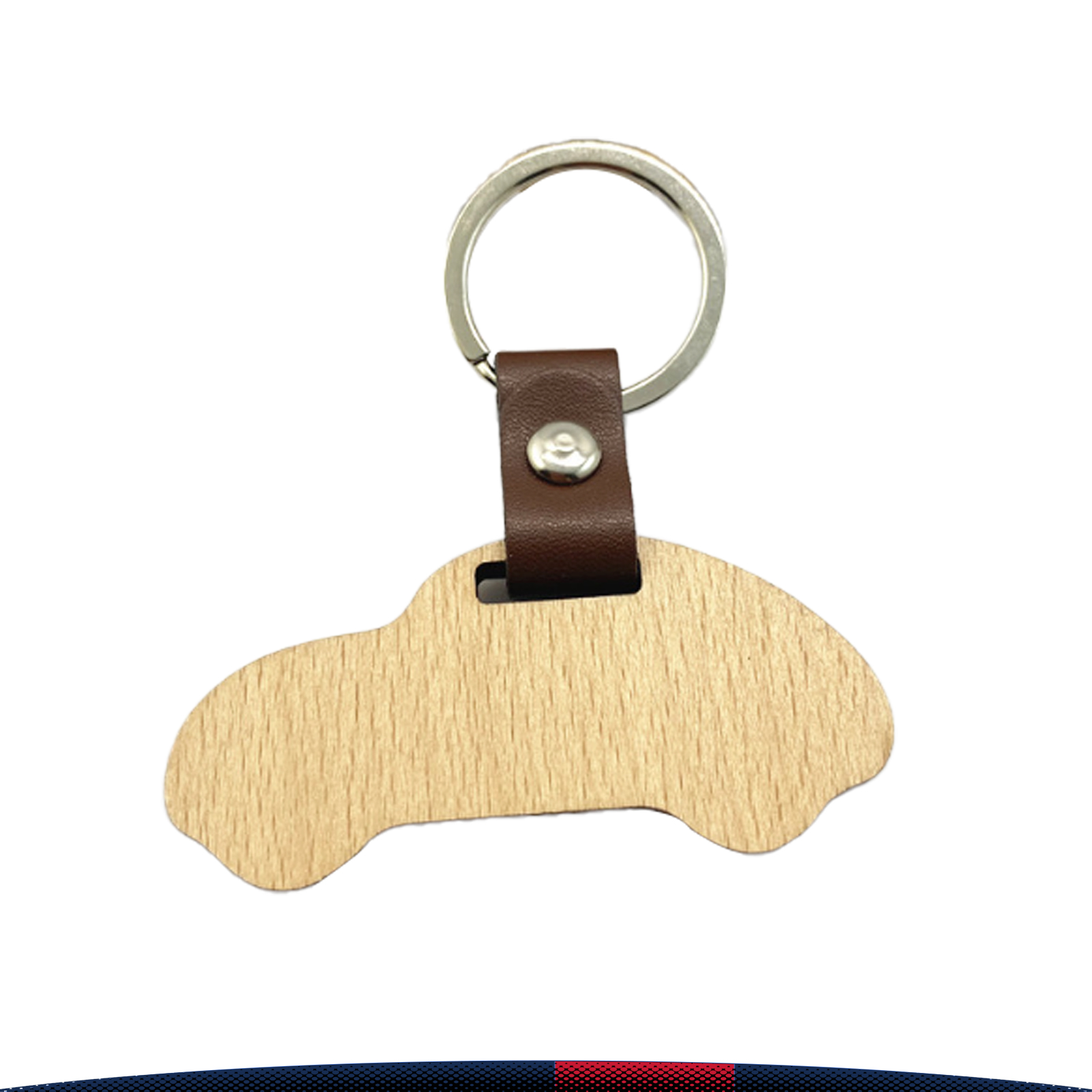 Wooden Car Keychain 2