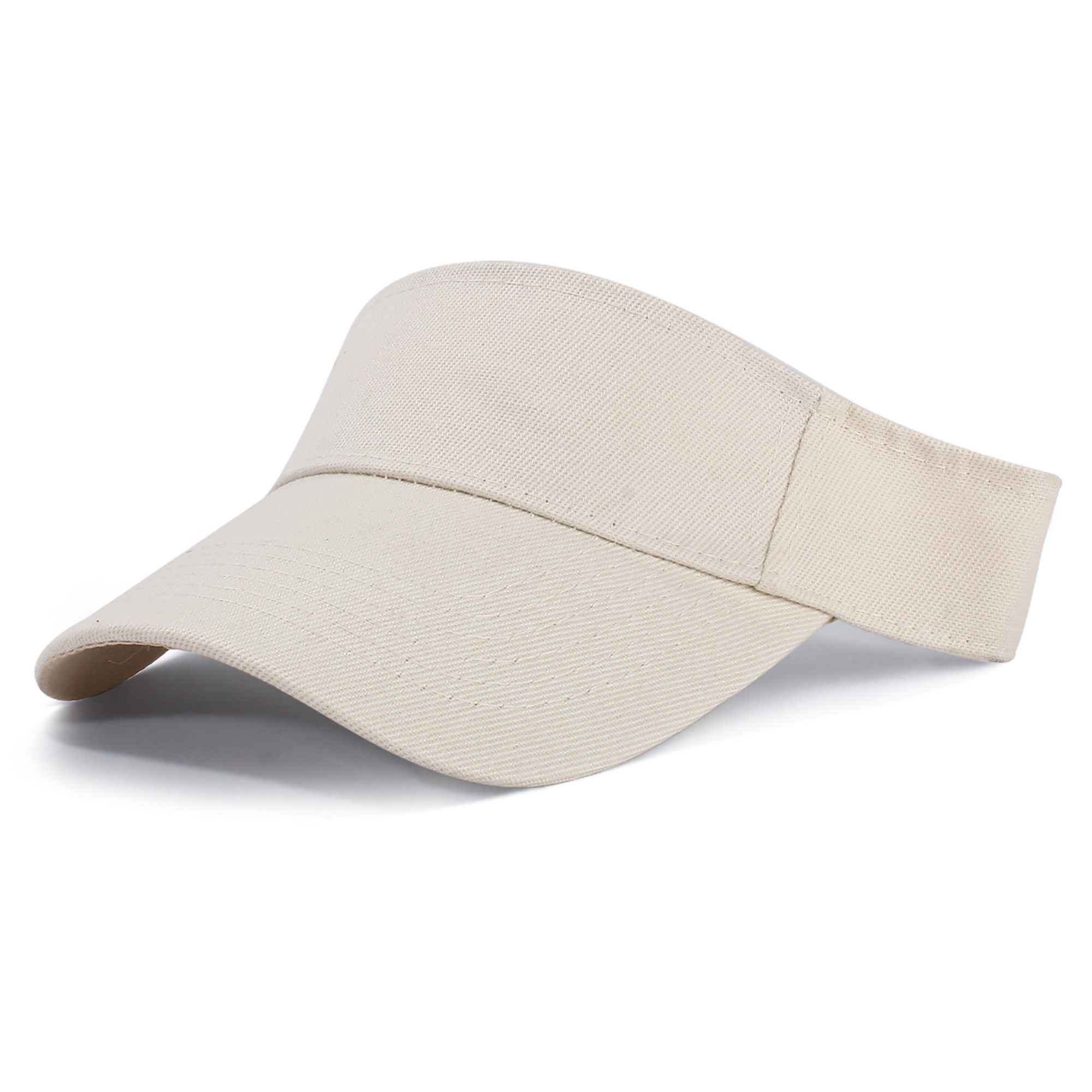 Adjustable Magic Tape Pure Cotton Solid Empty Cap 15