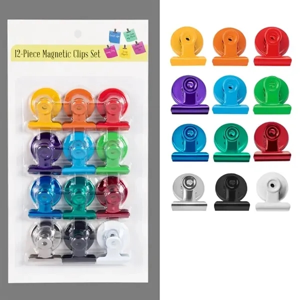 Colorful Magnetic Clips - Set of Multicolored Strong Magnets 3