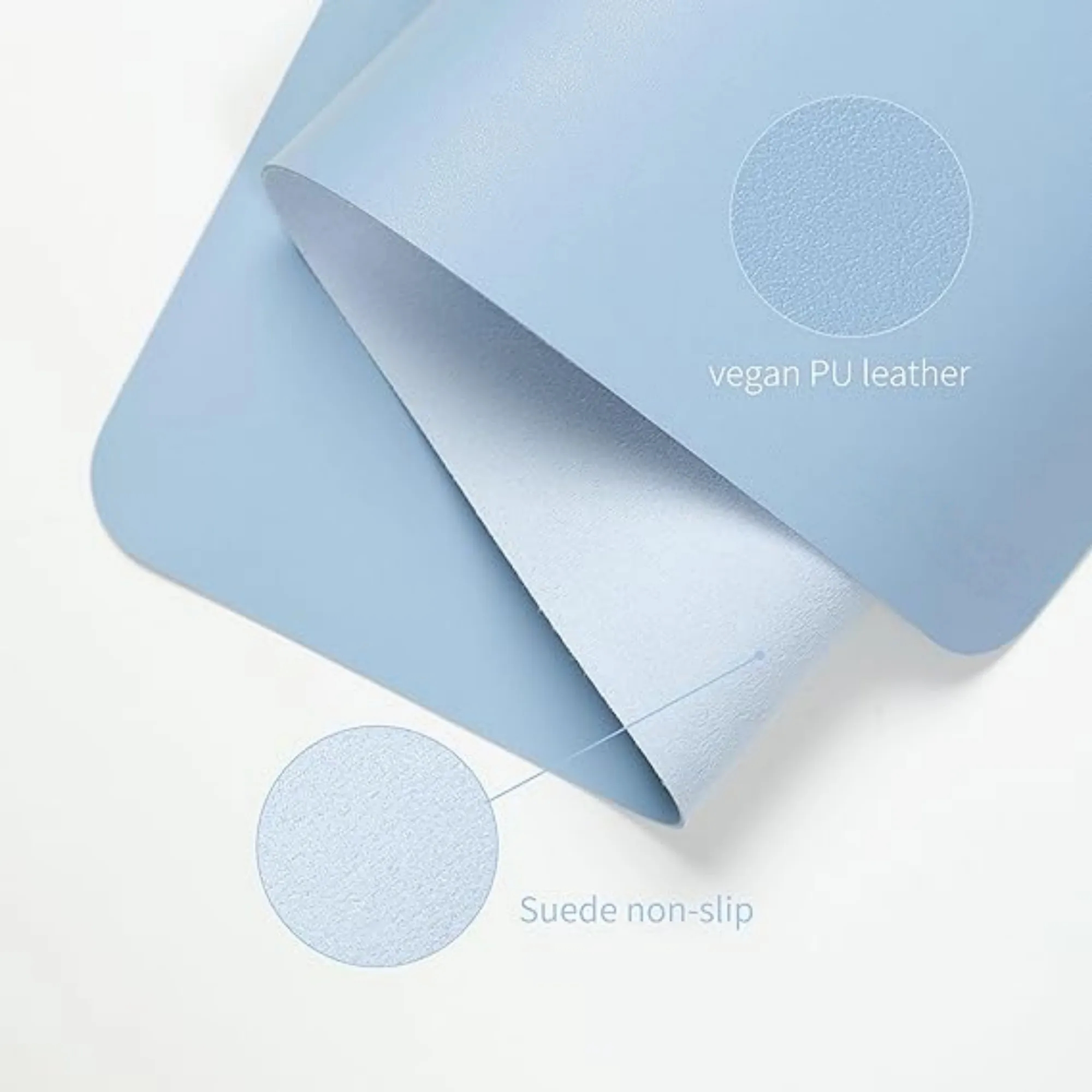 Leather Mat Waterproof Desk Blotter Pad 5