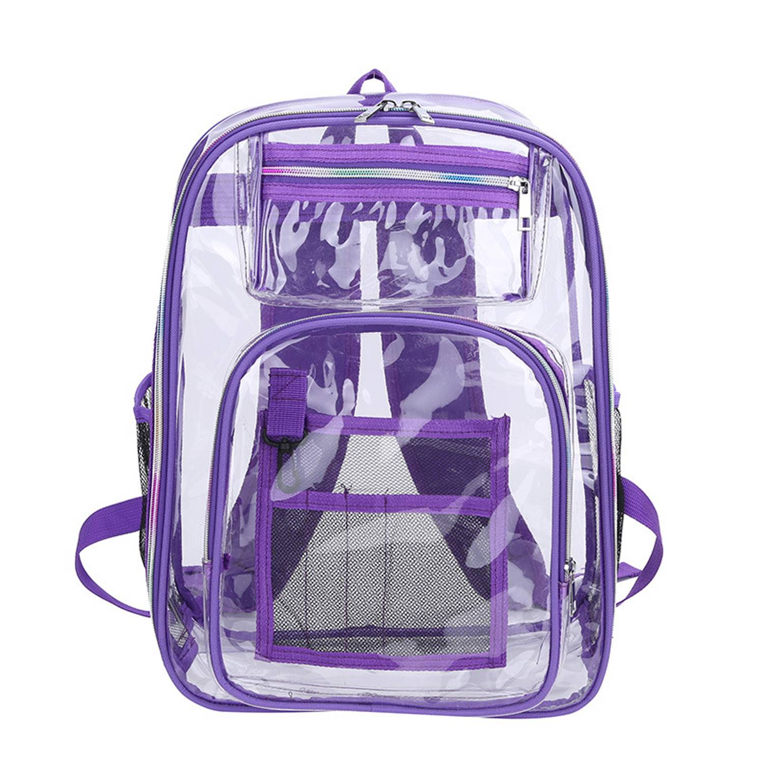Large Multi-Function PVC Clear Backpack 10