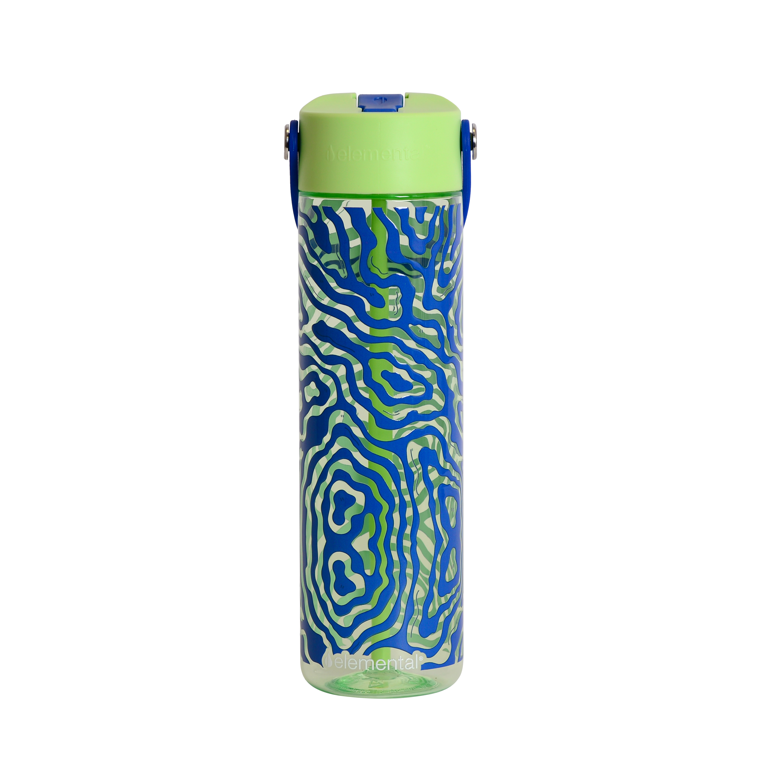 Elemental® Splash 26oz Tritan Water Bottle - with Drinking Spout and Straw 18