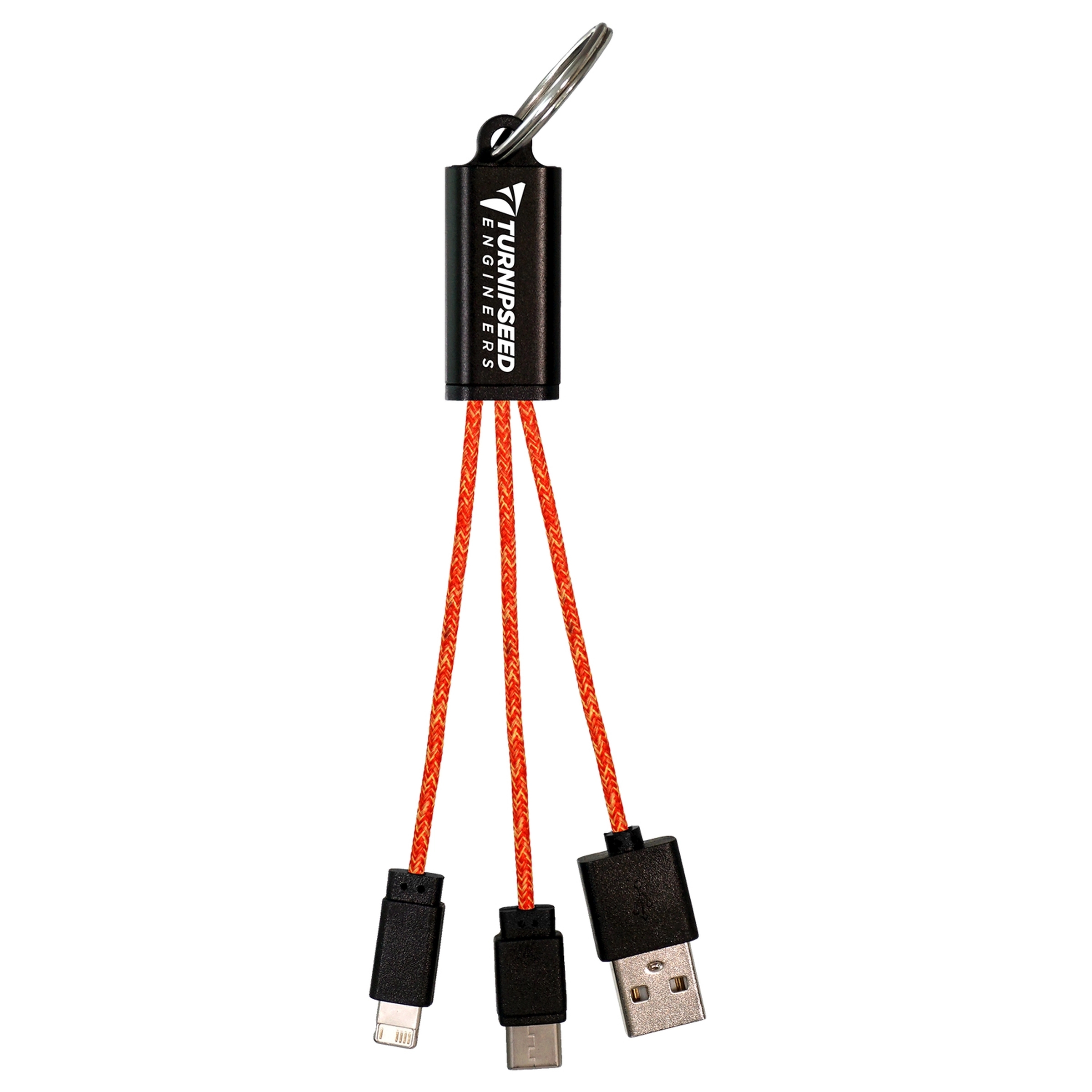 Ridge 3-in-1 Charging Cable Keychain 3