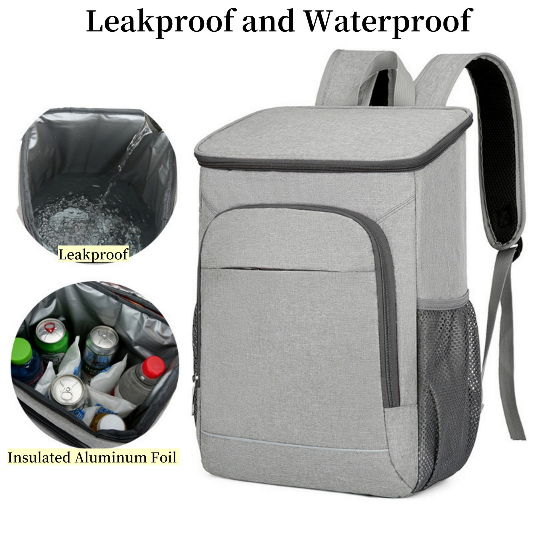 Large Capacity Lunch Insulated Backpack Cooler 5