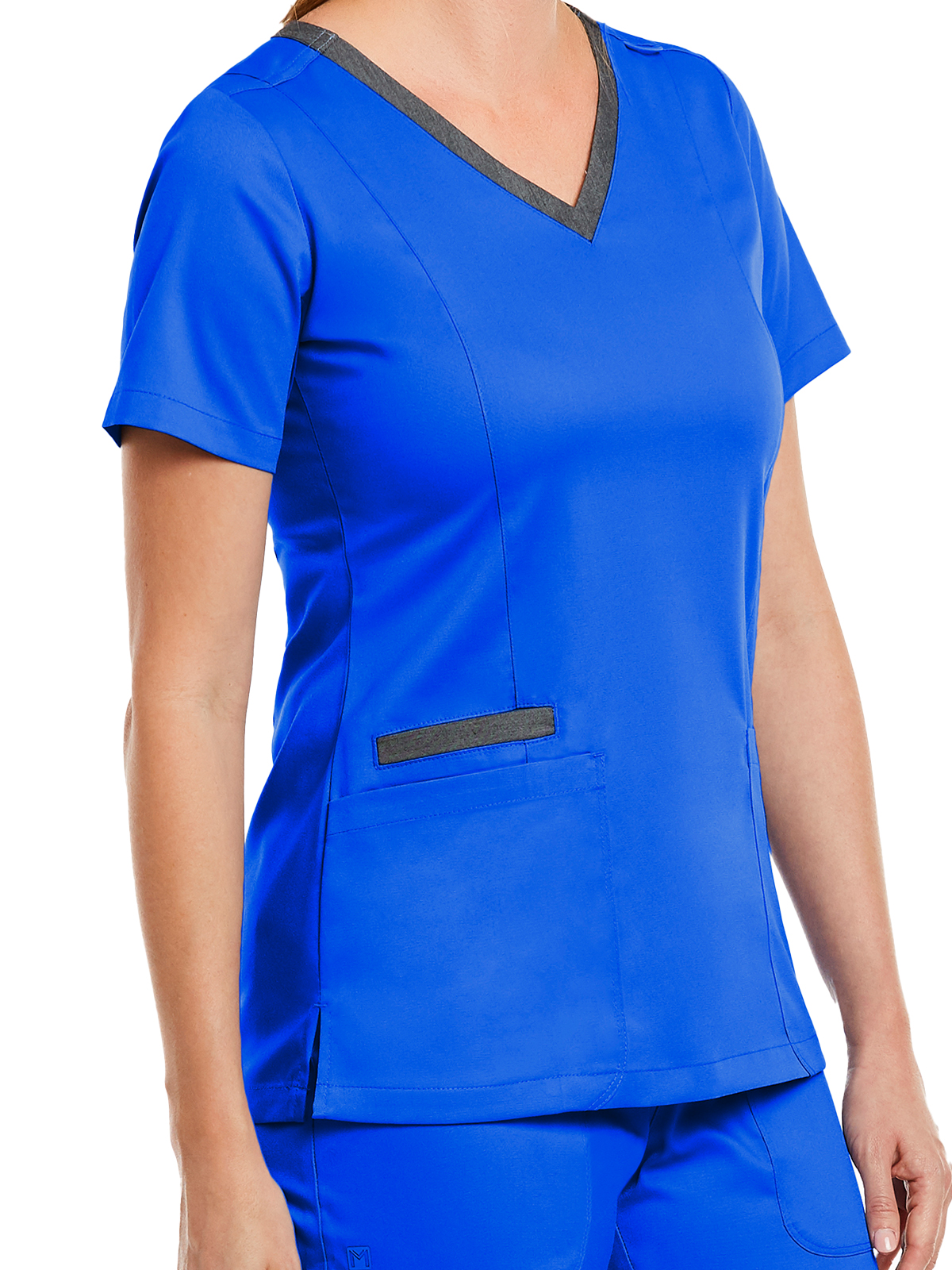 Maevn - Matrix - Women's Three-Pocket Heather Neck Band Top 26