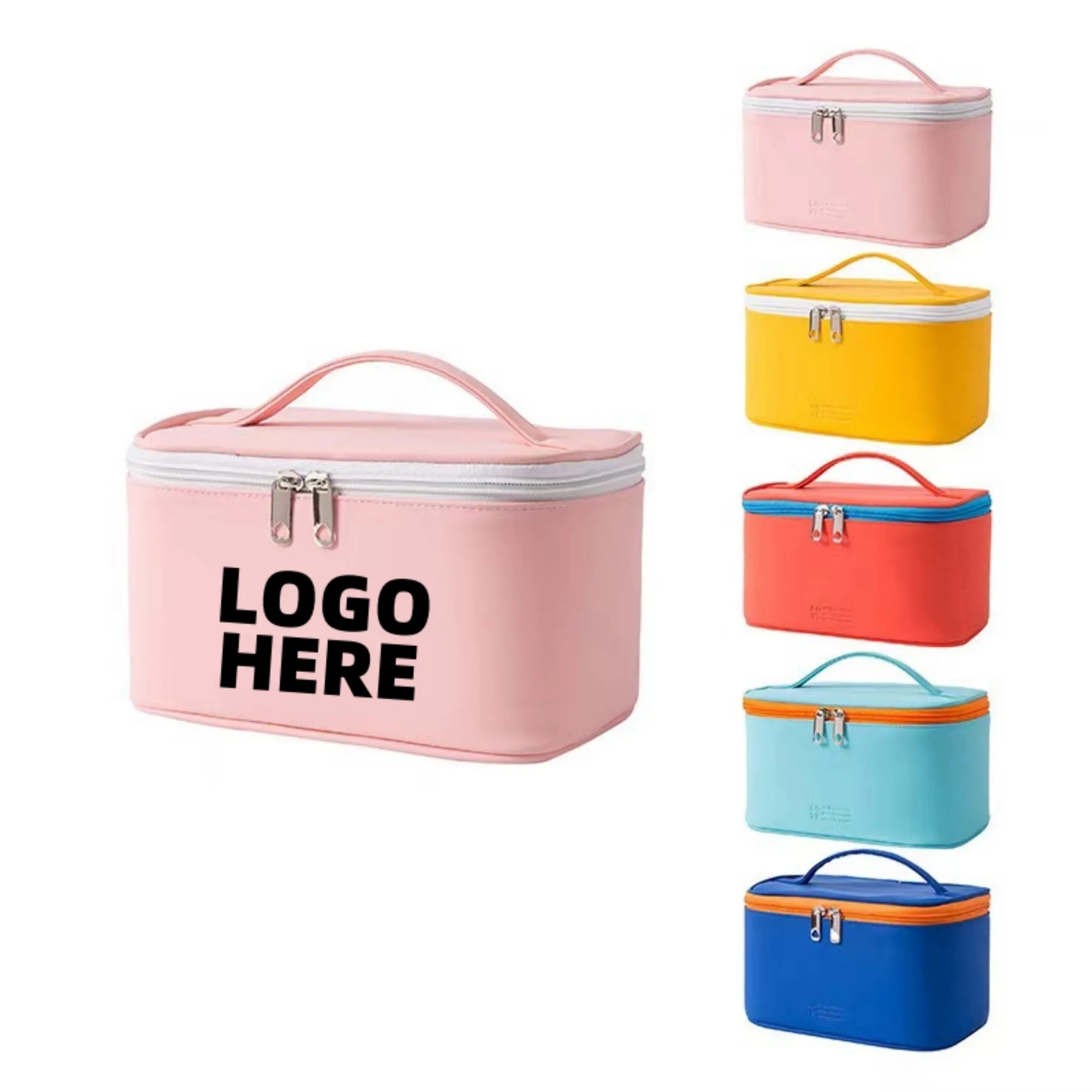 PU Leather Large Capacity Cosmetic Bag