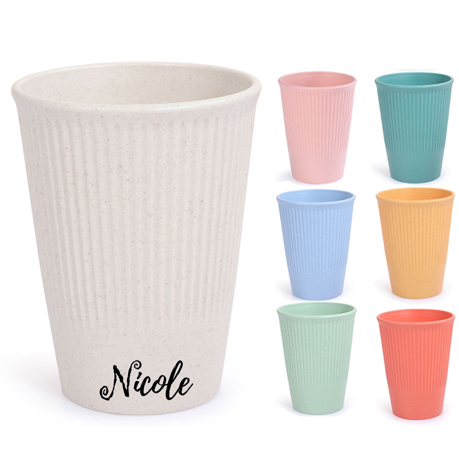 13Oz Wheat Straw Cups 2