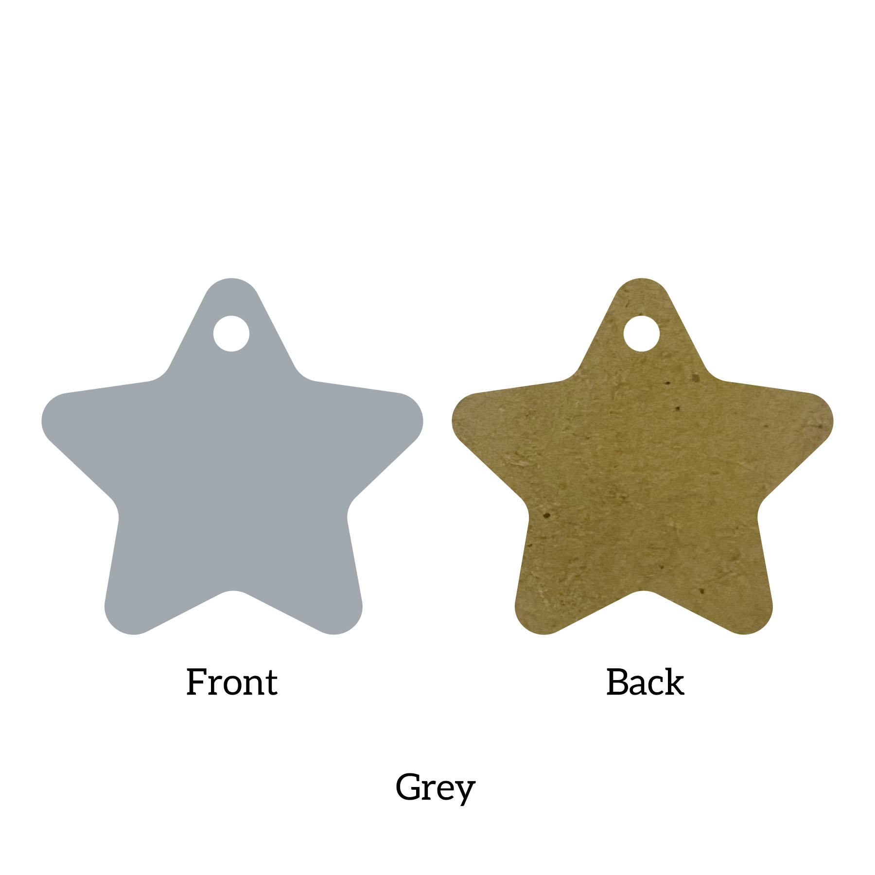 Free Shipping Solid Color Christmas Ornament - Star 16