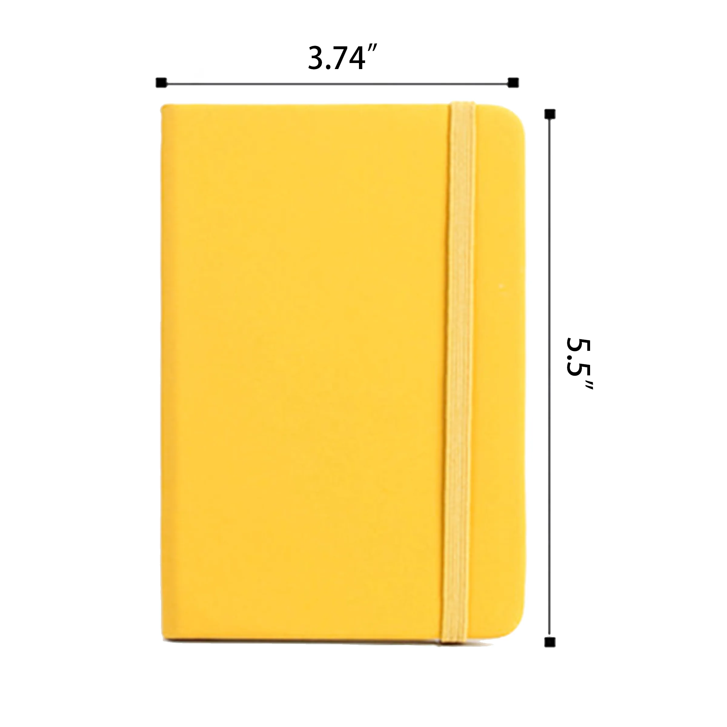 A6 Hardcover College Ruled Lined Notebook 15