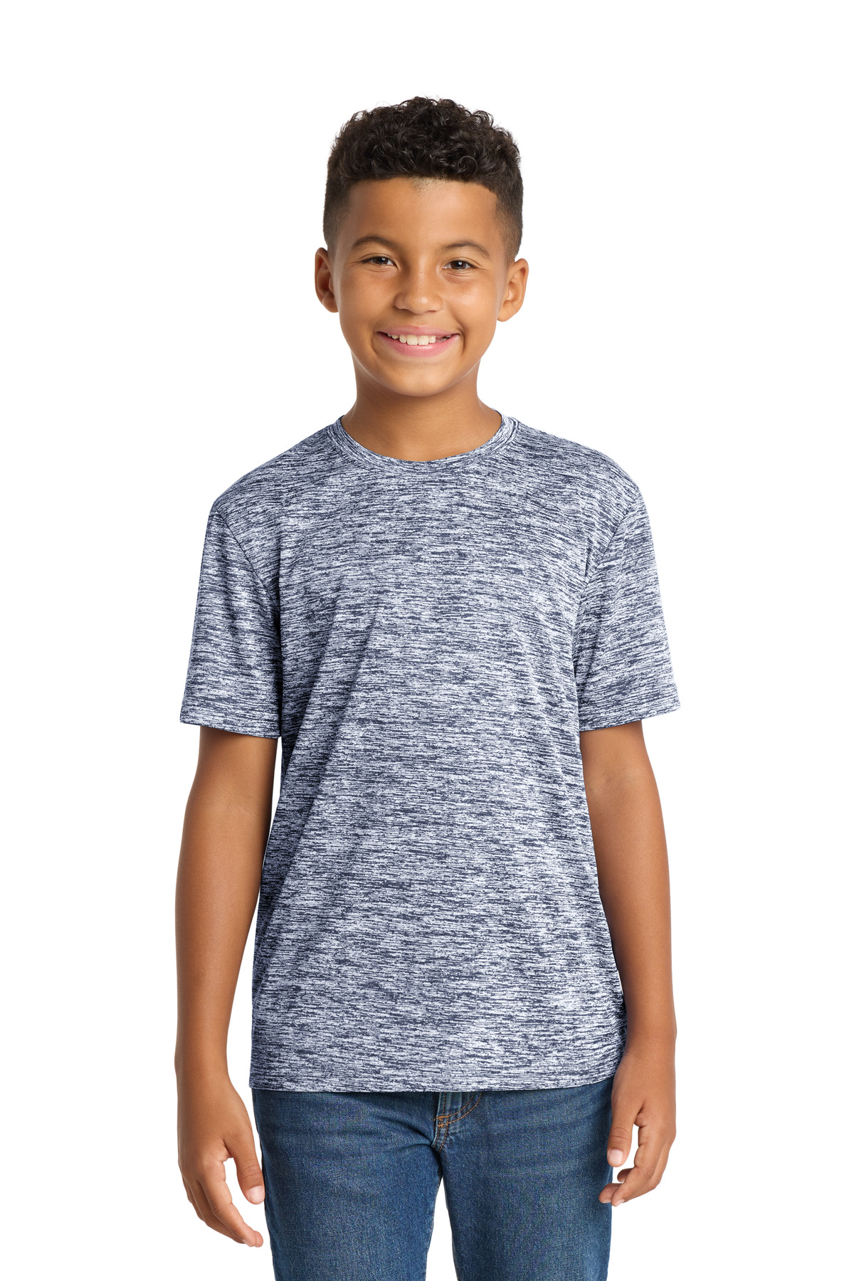 Sport-Tek Youth PosiCharge Electric Heather Tee. YST390 21