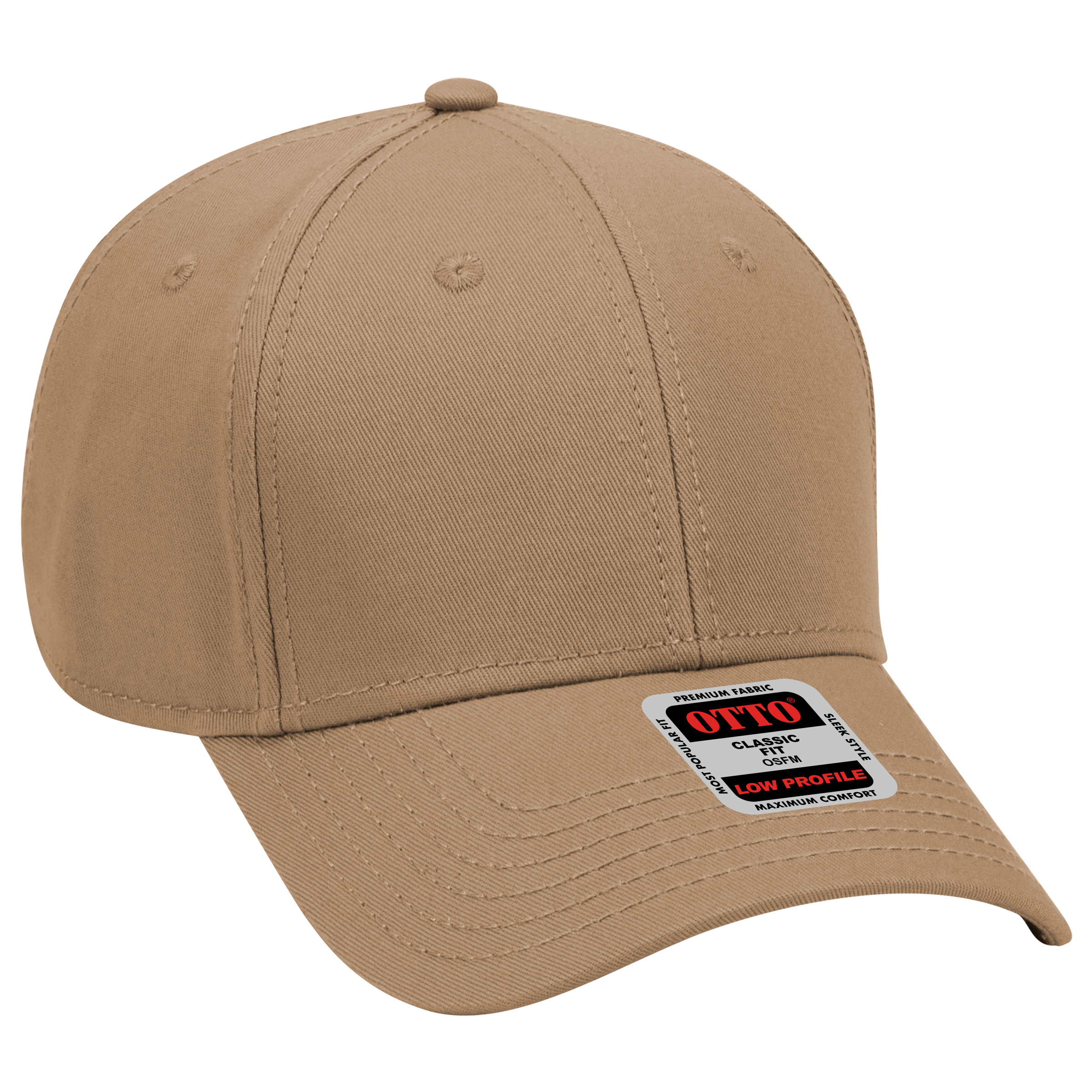 OTTO CAP® 6 Panel Low Profile Baseball Cap 7