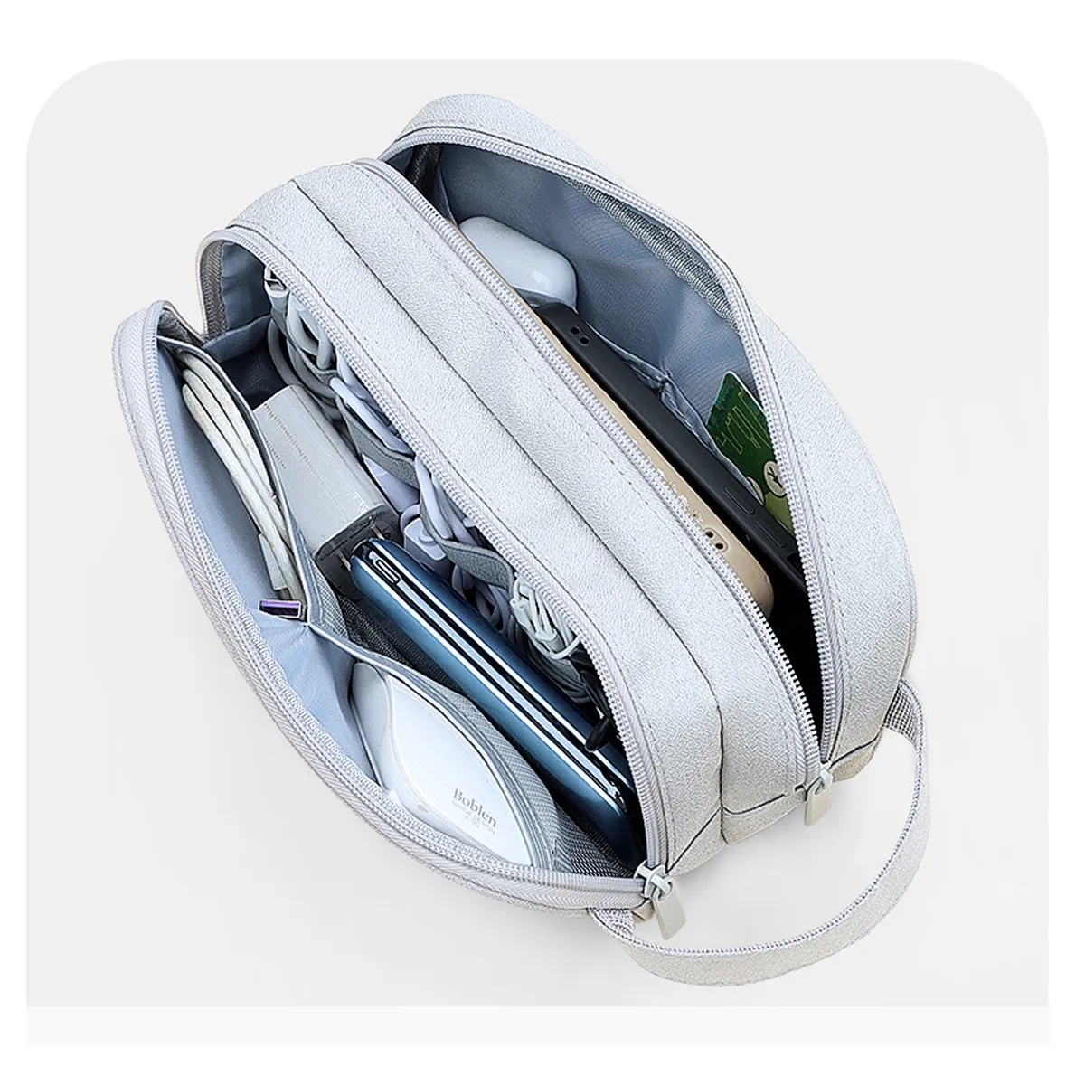 Electronics Travel Case Charger Cable Storage Bag 3