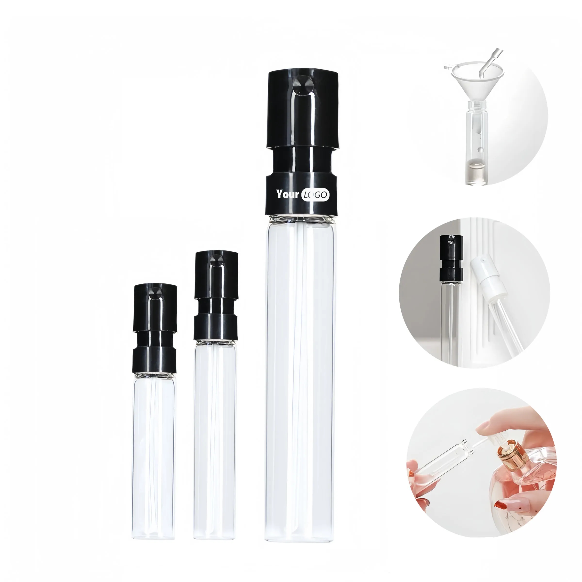 Plastic Sample Of Portable Perfume Subpackage 3