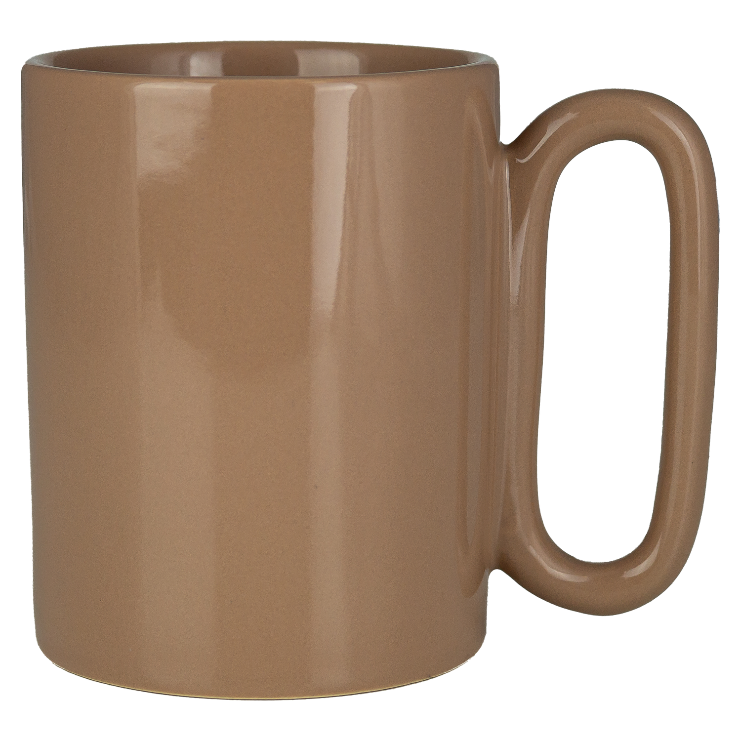 Retro 11 oz Ceramic Mug With Large Handle 5