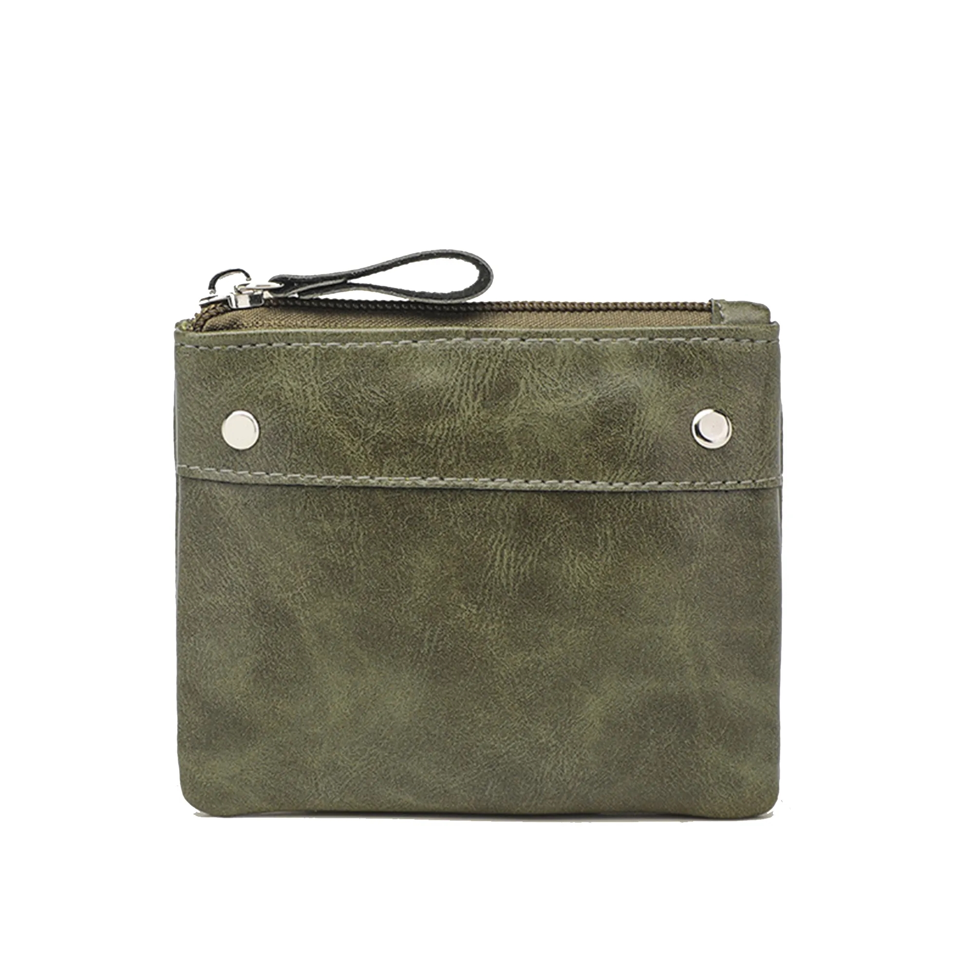 Vintage PU Coin Bag With Zipper 7