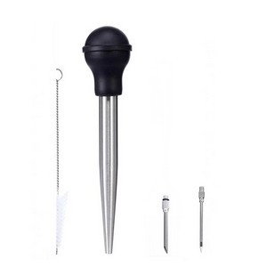 Stainless Steel Turkey Baster Set, custom kitchen gadget with logo imprint 12