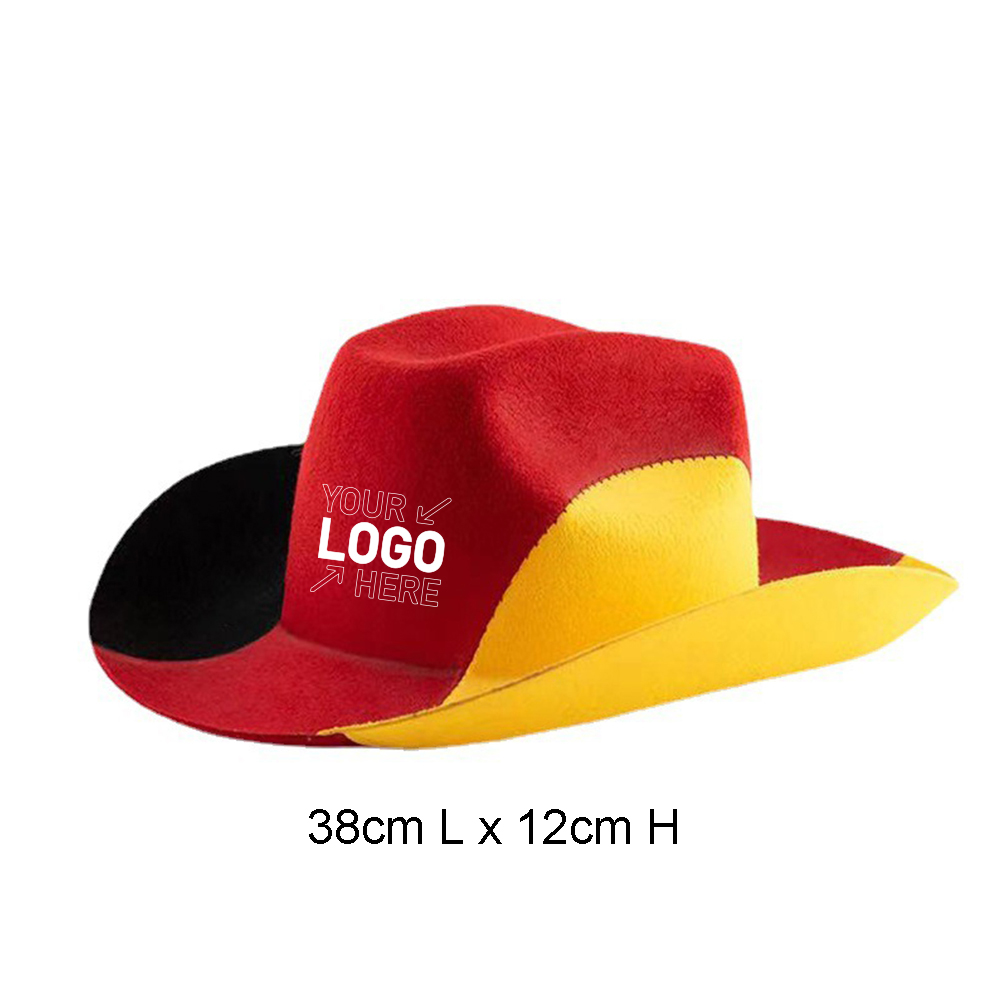 Qatar World Cup National Flag Football Fans Customized Cowboy Hat 6