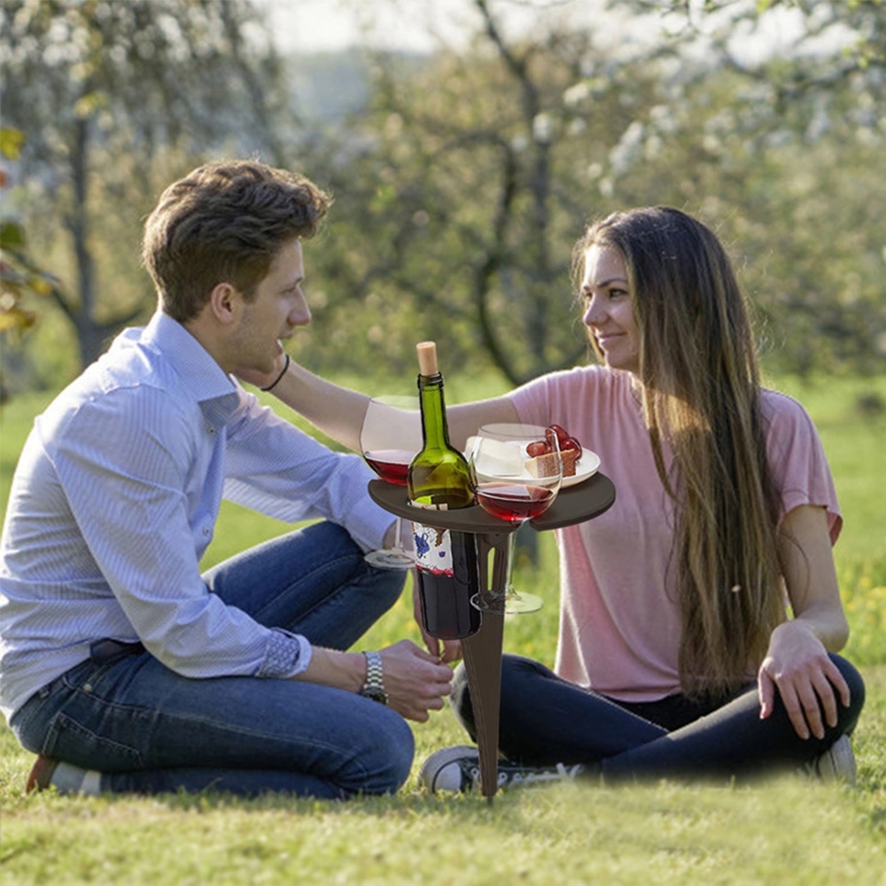 Outdoor Wine Table - Glass Rack 12