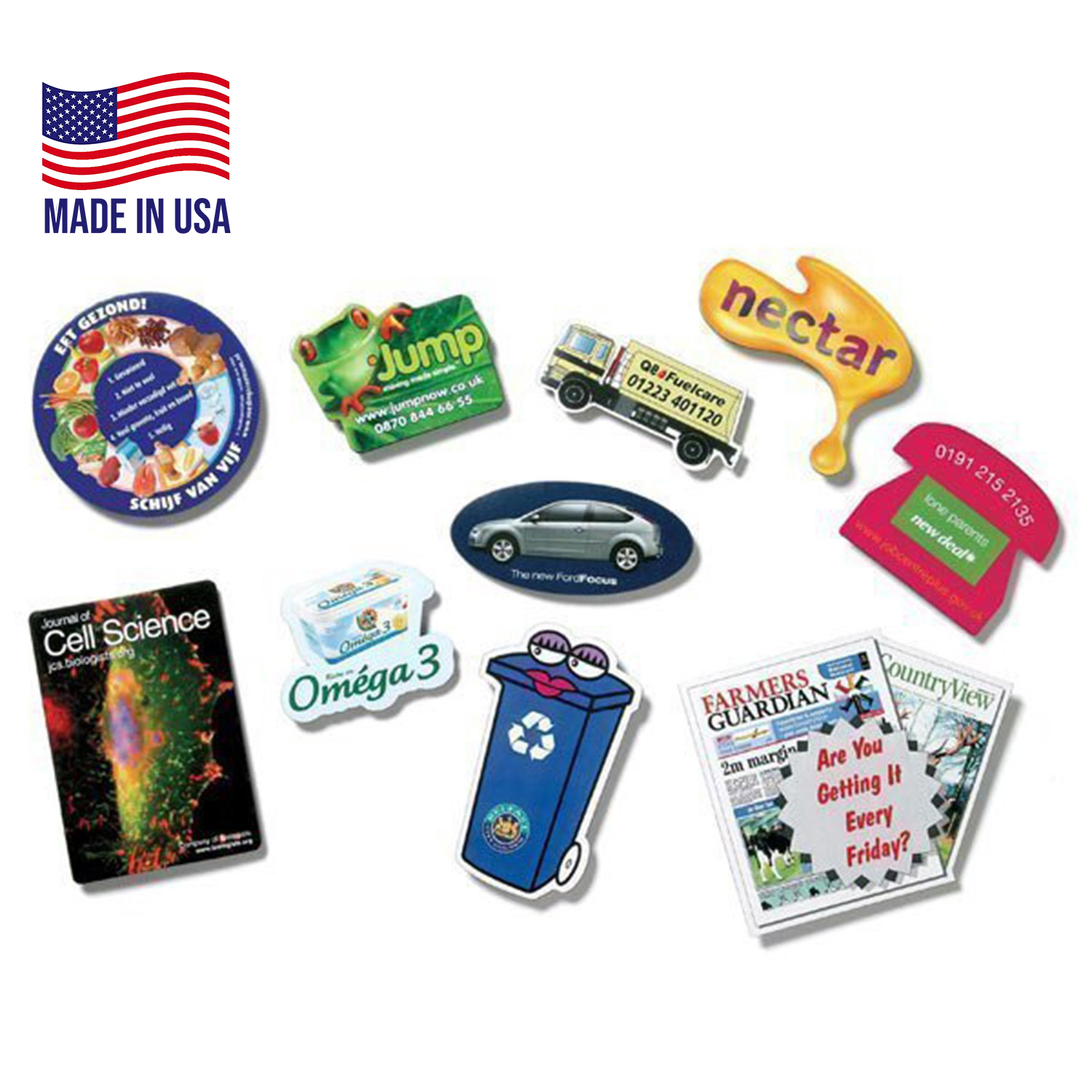 USA Made Magnets custom Shaped - 30 mil thickness 2