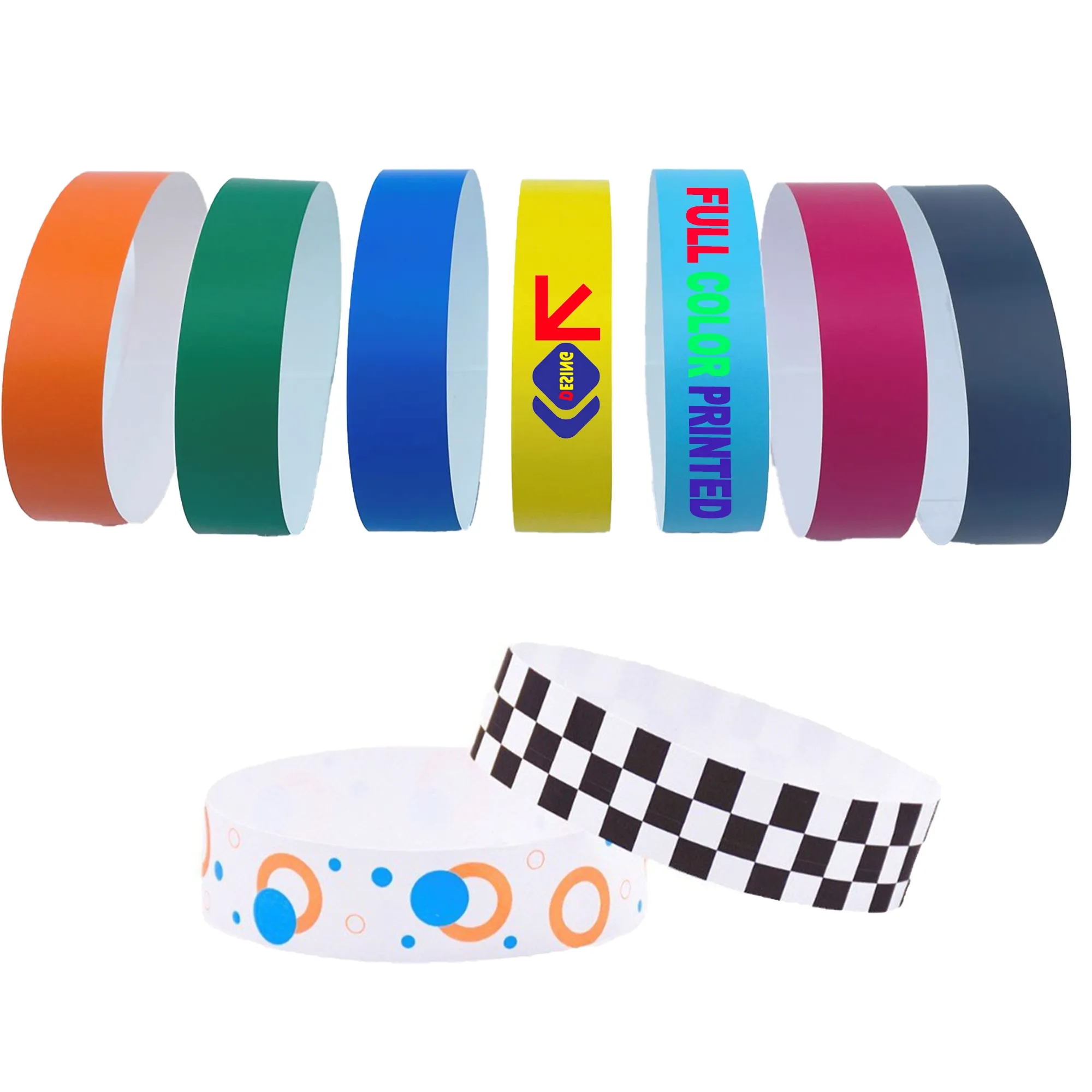 Full Color Disposable Adhesive Wristband 9