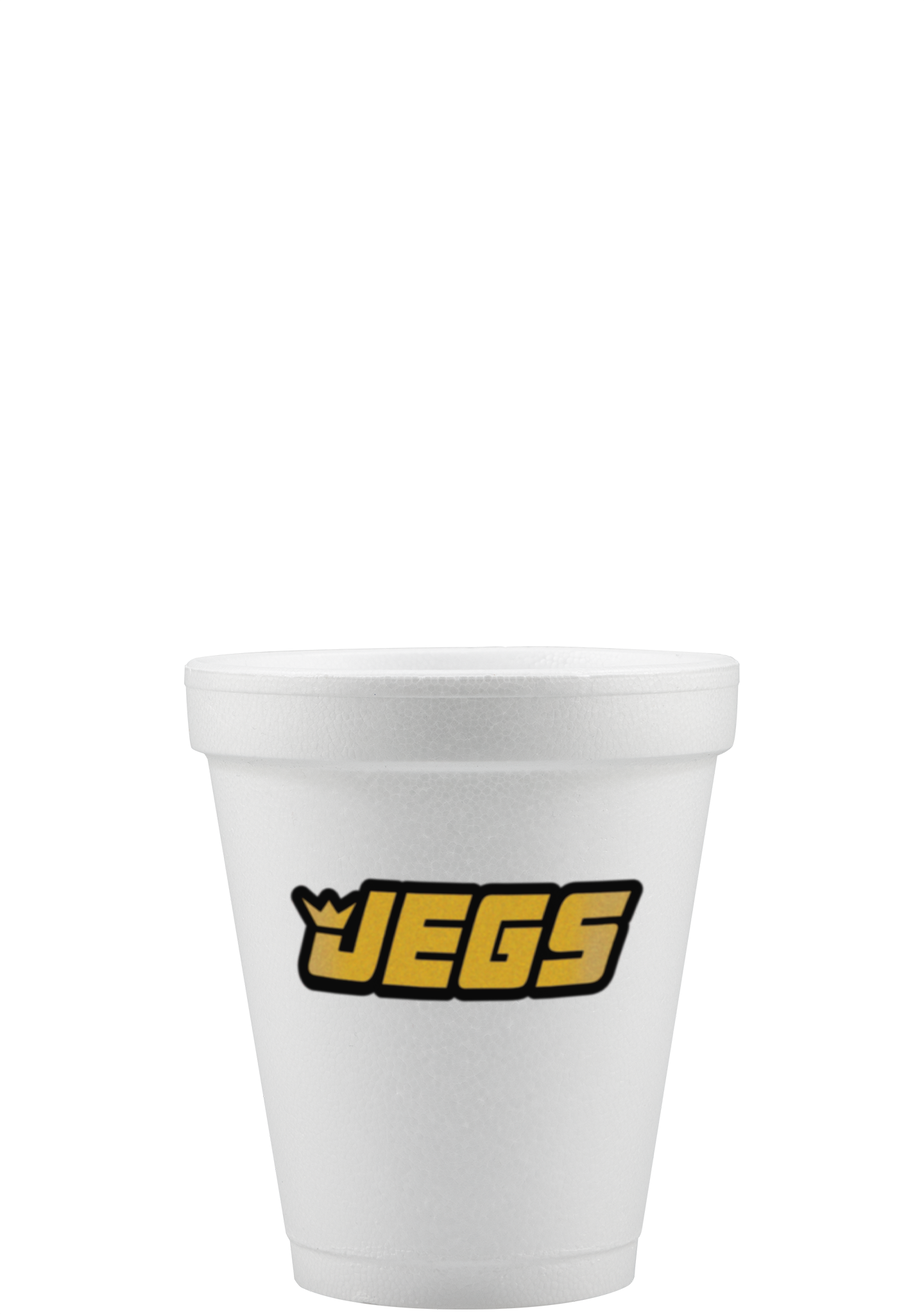 8 oz Foam Cup White Tradition Print 2