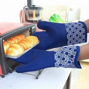 Silicone Shell Kitchen Oven Mitts 4