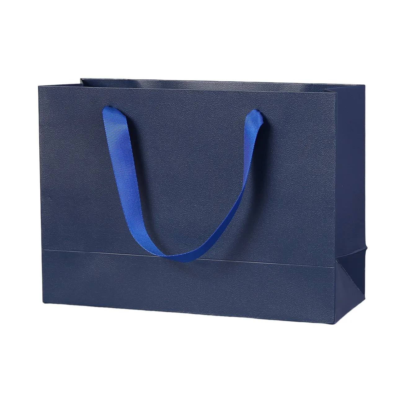 Recyclable Kraft Paper Bag 13x10 with Ribbon Handles 3