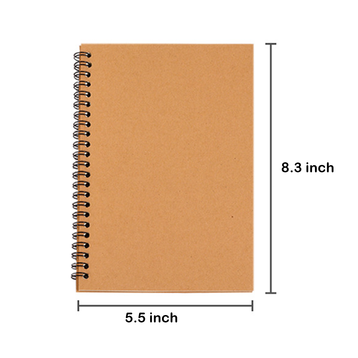 Eco-Friendly Spiral Notebook - Soft Cover, Lightweight 1