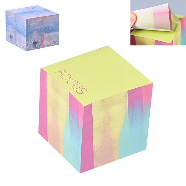 Custom Full Color Sticky Cube Notes 3
