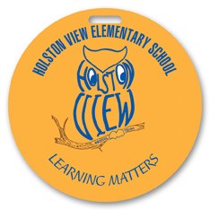 Screen Printed Poly Write-on Tag (3") Round